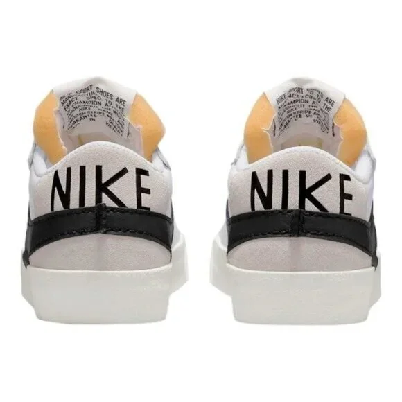 Nike Blazer Low 77 Jumbo Shoes Sneakers DN2158-101 White / Black Men's - Picture 8 of 15